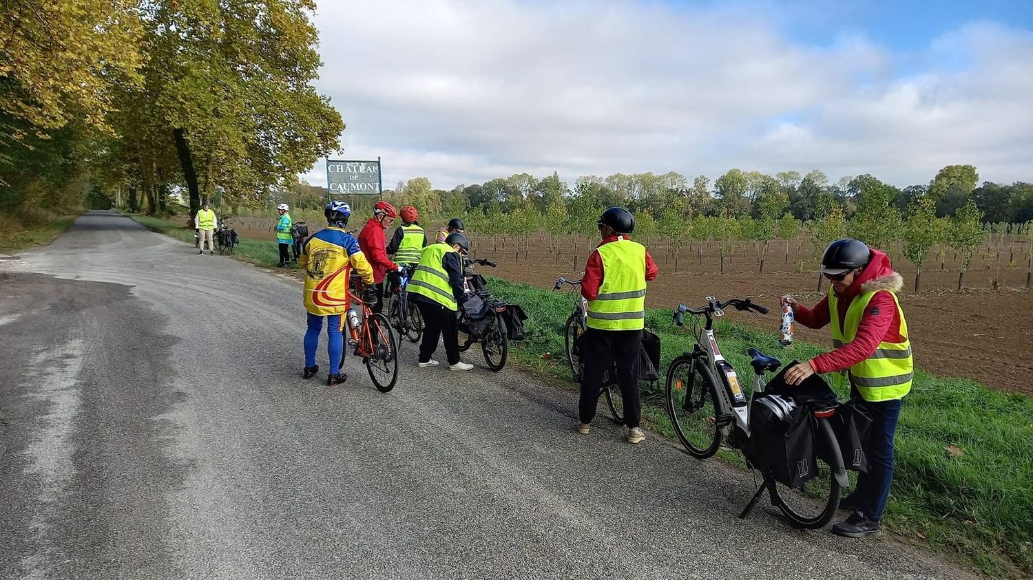 Sortie de la Roue Libre dans le Gers